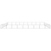 Dog Kennel Silver 678.1 ft² Steel