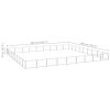 Dog Kennel Silver 871.9 ft² Steel