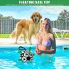 Dog Football Interactive Toy, Dog Ball, Durable For Large And Medium-sized Dogs, With Grab Ring, Christmas Dog Water Toy, Tug Of War Dog Toy